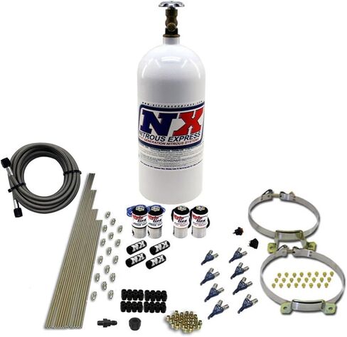 Nitrous Express - Mainline Direct Port Low Press Kit Nitrous Tit W/10lb bottle (ML4000) in Kuwait
