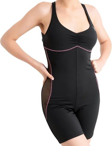 Girl's Workout Romper with Built-In Bra, Jumpsuit Shorts for Yoga, Running & Everyday Comfort, Designed in Italy in Saudi Arabia