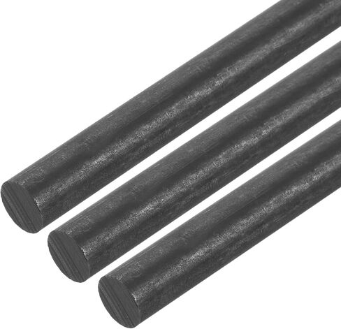 MECCANIXITY Graphite Rod, Graphite Stirring Rod Cylinder Stick Carbon Rod 305x20mm Black for Electrode, Melting Casting, Crucibles, Pack of 3 in Saudi Arabia