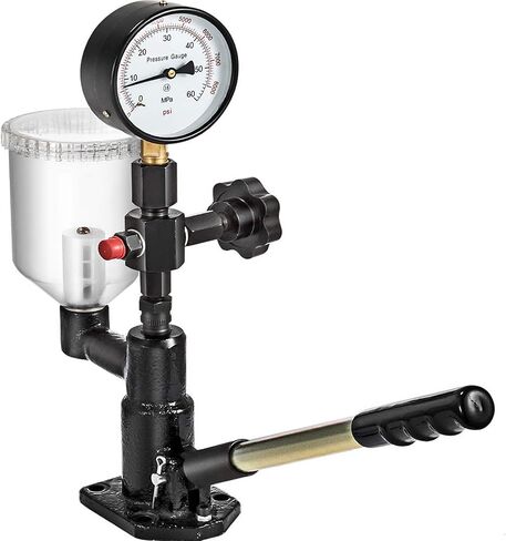 VEVOR 400BAR DIESEL Rejector Tester 6000psi enjector uzzle tester مع مقياس مزدوج المقياس لضبط ضغط فوهة الحاقن واختبار فوهة حقن الديزل in Kuwait