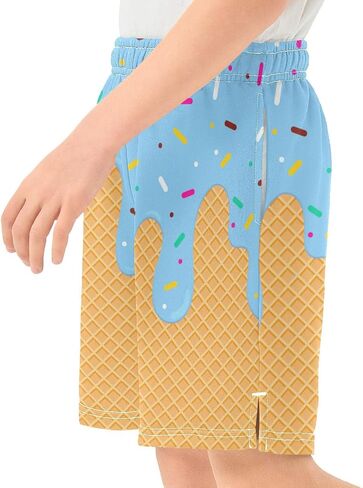 شورتات صالة رياضية رياضية أولاد شورت غير رسمي خصر مرن مع جيوب ، أسفل الأطفال الصيفية للملابس المنزلية الرياضية من 7 إلى 15 سنة in Kuwait