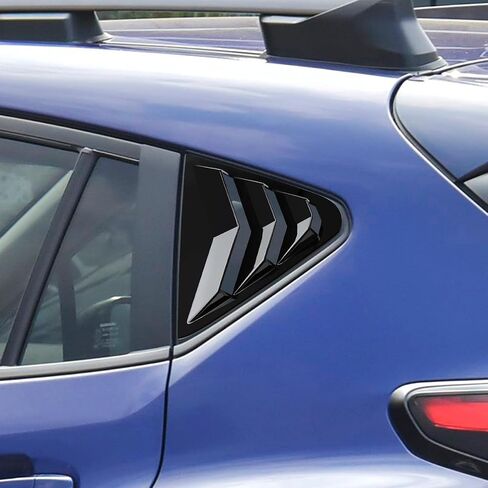 Rear Side Window Louvers Compatible for Subaru Crosstrek Impreza 2024 2025 Accesories for Subaru Crosstrek Impreza 2024 2025 Sport Style Air Vent Cover (Glossy Black) in Saudi Arabia