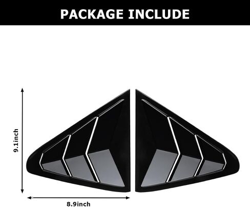 Rear Side Window Louvers Compatible for Subaru Crosstrek Impreza 2024 2025 Accesories for Subaru Crosstrek Impreza 2024 2025 Sport Style Air Vent Cover (Glossy Black) in Saudi Arabia