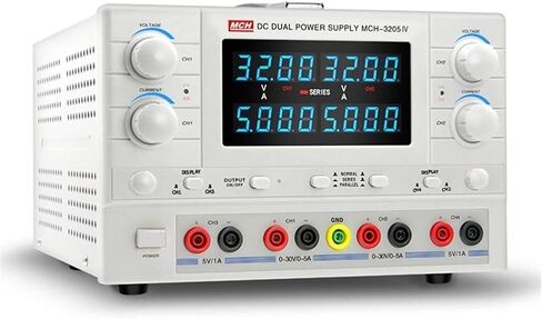 Bench Power Supply, Four-channel DC Regulated Power Supply Digital Display Adjustable Power Supply MCH-3205IV,Reliability and Safety(110V) in Saudi Arabia