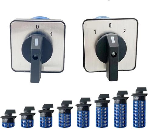 1PCS LW26-32A تغيير CAM ROTARY SWITCH 1-8 أعمدة اثنين/ثلاثة في OFF التحكم في الطاقة المزدوجة (3P 12TELLALS) in Saudi Arabia