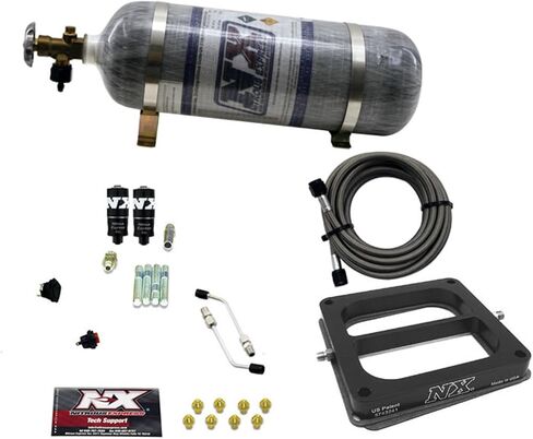 Nitrous Express-Dominator Hitman Nitrous Kit (100-200hp) W/زجاجة مركبة (40070-12) in Saudi Arabia