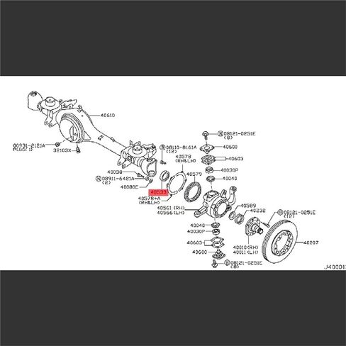Front Inner Axle Oil Seal For Ni-ssan Patrol 1987-2013 Y60 Y61 OEM 40533-01J00(1PCS) in Saudi Arabia