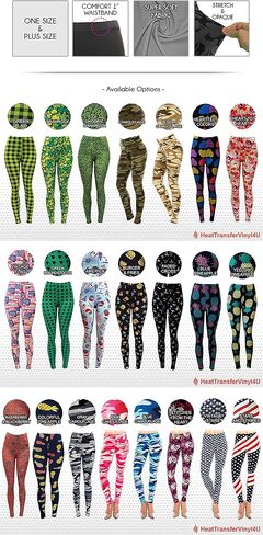 Eevee Women's Solid & Patterned Leggings -One Size-Plus Size in Saudi Arabia