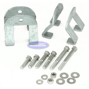 Sturdy Built Boat Trailer I Beam Clamps Guide Pole Mounting Bracket Kit with Stainless Bolts in Kuwait