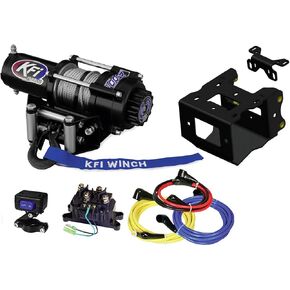 KFI Products A2500-R2 2500lb Winch & 101840 Winch Mount Kit for 2010-2014 Polaris Sportsman 550 Touring ATV in Kuwait