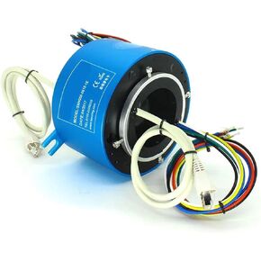 1pc Gigabit Ethernet Slip حلقة مع التجويف 50mm OD119mm 1 قناة Gigabit 6 سلك 10 أ إيثرنت الانزلاق مع موصل الذكور GJ45 in Kuwait