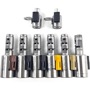 8Pcs Compatible For VW Mini Saab Compatible For Seat Skoda 2003-2011 09G TF-60SN/TF60SN Small Large Transmission Solenoid Kit Set(09G Large Solenoid) in Kuwait