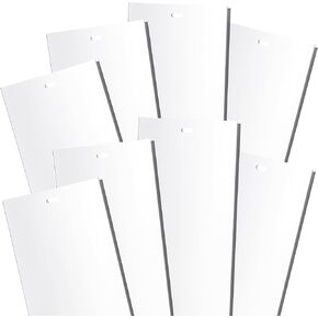 White Vertical Blinds Replacement Slats, for Doors and Windows. Easy Install Standard Replacement, 82.5" Long x 3.50" Wide (10) in Saudi Arabia