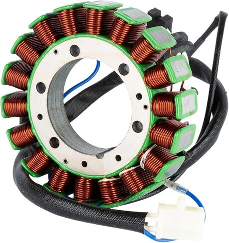 Stator coil 1TA-81410-20-00 Compatible with Yamaha XV 750 1988-1997/XV 700 1986-1987/XV 1100 1986-1999 Replaces 1Ta-81410-20-00 1Rm-81410-20-00 4Pp-81410-00-00 in Kuwait