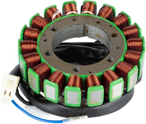 Stator coil 1TA-81410-20-00 Compatible with Yamaha XV 750 1988-1997/XV 700 1986-1987/XV 1100 1986-1999 Replaces 1Ta-81410-20-00 1Rm-81410-20-00 4Pp-81410-00-00 in Kuwait