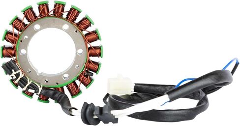 Stator coil 1TA-81410-20-00 Compatible with Yamaha XV 750 1988-1997/XV 700 1986-1987/XV 1100 1986-1999 Replaces 1Ta-81410-20-00 1Rm-81410-20-00 4Pp-81410-00-00 in Kuwait
