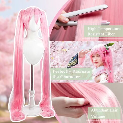 Halloween Purple Anime Cosplay Braid Wig, Cute Long Purple Wigs, 2 Hair Caps + Wig, Synthetic Hair with Braid for Christmas Parties（Children's Style） in Saudi Arabia