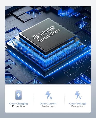 ORICO 120W Charging Station for Multiple Devices, 10-Ports USB Charging Docking Organizer with Cables, Multi USB Charging Station Compatible with iPad, Tablet, Kindle, Airpods and Cell Phone in Kuwait