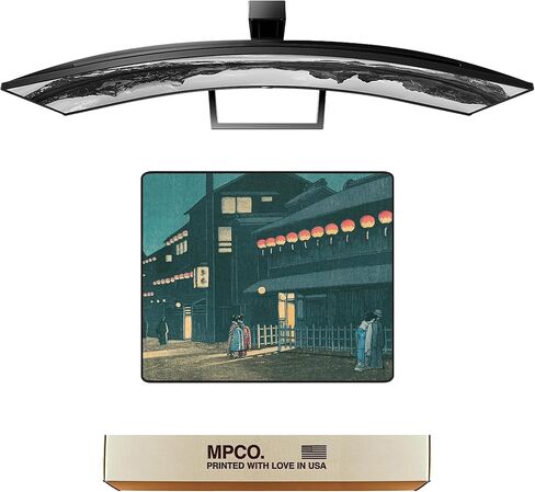 MPCO Souemoncho Night Artist Series Small Size Gaming WFH Mousepad DuraGlyde Fabric (Small (18" x 15")) in Saudi Arabia