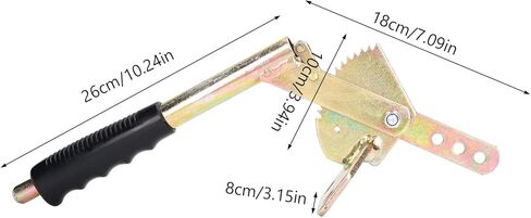 Acouto Hand Brake Lever Steel (Galvanized Process) Handle Antislip Galvanized Steel Universal for Trailer RV Handle Park in Saudi Arabia