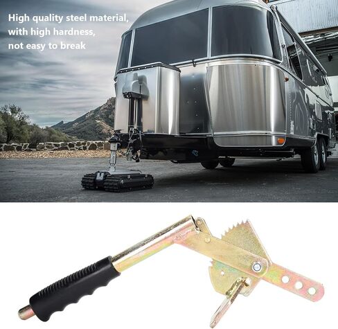 Acouto Hand Brake Lever Steel (Galvanized Process) Handle Antislip Galvanized Steel Universal for Trailer RV Handle Park in Saudi Arabia