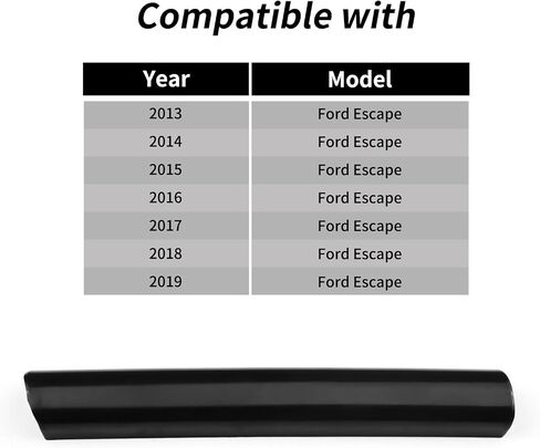 Interior Armrest Front Pull Door Handle Grab Trim Compatible with Ford Escape 2013-2019 Front Right Side Interior Pull Handle Molding Trim Replace CJ5Z7822621BA (Silver) in Saudi Arabia