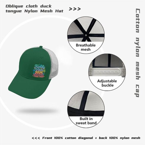 Family Vacation 2025 Beach Matching Family Summer Vacation Trucker Hats Garde in Saudi Arabia