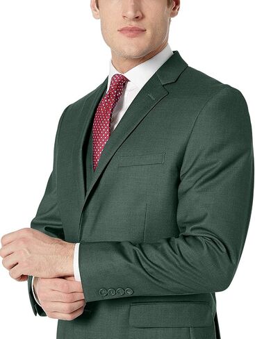Adam Baker Men's Classic Fit 3-Piece (Jacket, Vets, Trousers) Vested Suit Set - Many Sizes & Colors Available in Saudi Arabia