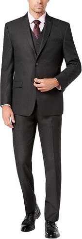 Adam Baker Men's Classic Fit 3-Piece (Jacket, Vets, Trousers) Vested Suit Set - Many Sizes & Colors Available in Saudi Arabia