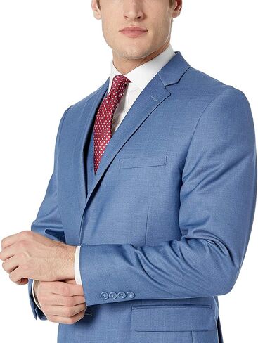 Adam Baker Men's Classic Fit 3-Piece (Jacket, Vets, Trousers) Vested Suit Set - Many Sizes & Colors Available in Saudi Arabia