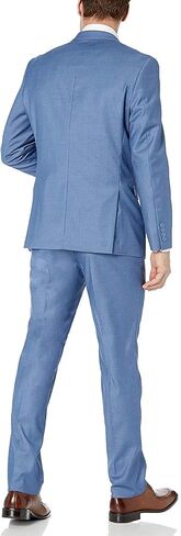Adam Baker Men's Classic Fit 3-Piece (Jacket, Vets, Trousers) Vested Suit Set - Many Sizes & Colors Available in Saudi Arabia