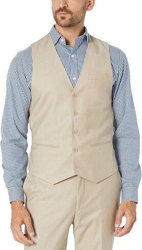 Adam Baker Men's Classic Fit 3-Piece (Jacket, Vets, Trousers) Vested Suit Set - Many Sizes & Colors Available in Saudi Arabia