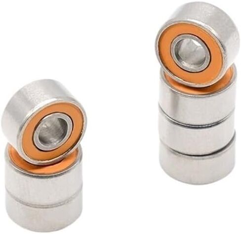 10pcs محامل بكرة الصيد S693 2RS CB ABEC7 LD 3 * 8 * 4 مم كرة خزفية من الفولاذ المقاوم للصدأ المحمل S693-2OS CB S693RS in Saudi Arabia