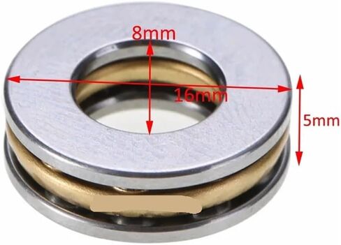 10pc Mini 3-in-1 Plane Axial Thrust Ball Bearing Mini F3-8M F5-10M F8-22M F8-14M F8-16M for 3D Printers(F8-19M 8x19x7mm) in Saudi Arabia