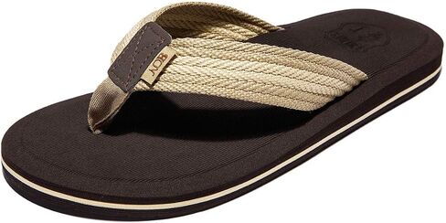 صندل Wotte Men's Flip-Flops بدعم من القوس ، شرائح إيفا خفيفة الوزن لحركة صالة الألعاب الرياضية الشاطئ in Kuwait