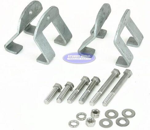 Sturdy Built Boat Trailer I Beam Clamps Guide Pole Mounting Bracket Kit with Stainless Bolts in Kuwait