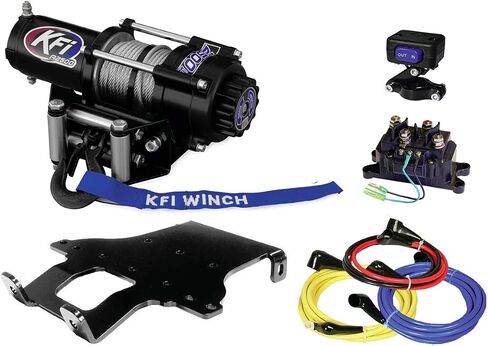 KFI Combo Kit-A2500-R2 2500 LB Winch & 100535 Winch Mount متوافق/بديل لعام 2006-2021 Honda Rincon TRX680FA & TRX680FGA in Saudi Arabia