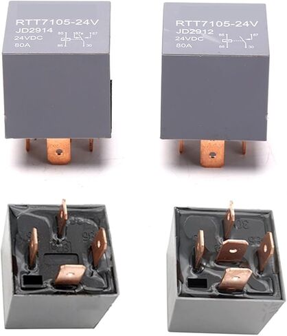 ترحيل مضاد للماء 4/5pin DC 24V 12V 80A ترحيل سيارة أوتوموتيف تابع (رمادي 80A 24V 5PIN) in Kuwait