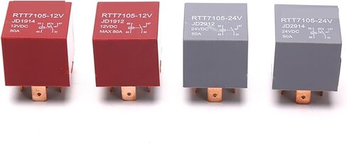 ترحيل مضاد للماء 4/5pin DC 24V 12V 80A ترحيل سيارة أوتوموتيف تابع (رمادي 80A 24V 5PIN) in Kuwait