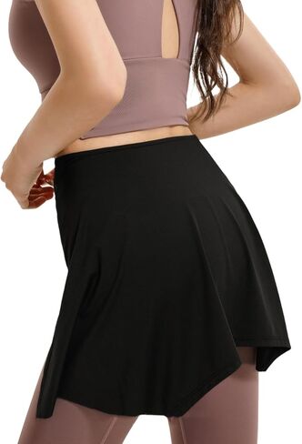 Women Solid Color Yoga Tennis Up Skirt Athletic Workout Running Fitness Tie Up Wrap Skirt Hip Covering Scarf Shawl in Kuwait