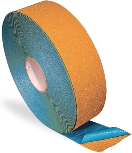 شريط تحديد الرصيف DuraMark RPT-750 - شريط قاعدة مطاطي متين ومقاوم للانزلاق ومتين للاستخدام الخارجي، معتمد من Bast (أصفر، 2 بوصة × 108 قدم) in Kuwait