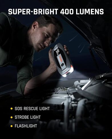 Fanttik T8 APEX 2000 Amp Jump Starter, 20000mAh Car Battery Pack for Up to 8.5L Gasoline and 6L Diesel Engines with LED Display, 65W PD Fast Charger,12V Extreme Safe Lithium Portable Jump Starter in Saudi Arabia