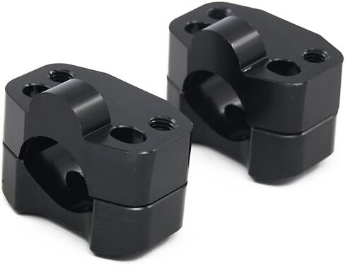 Motorcycle Dirt Bike Handlebar 1 1/8" 28mm with Foam Pad Handle Bar Grips Mount Universal for Motocross Dirt Pit Bike ATV Black in Saudi Arabia
