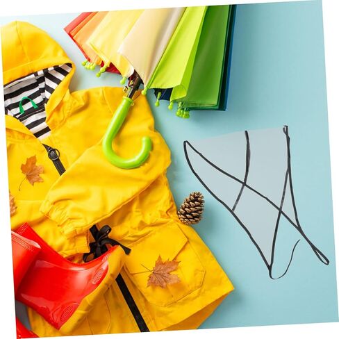 Totority 5pcs Rain Hat Wide Brim Plastic Bonnet for Hairstyle Lightweight and Comfortable Outdoor Cap for Hiking Camping and Fishing Activities in Saudi Arabia