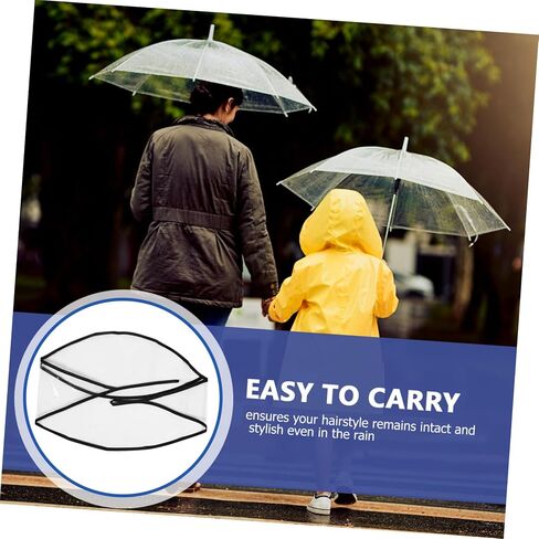 Totority 8pcs Unisex Rain Hat Visor Plastic Bonnet for Hairstyle Lightweight and Portable for Outdoor Activities in Saudi Arabia