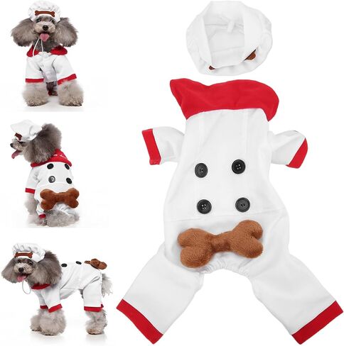 ملابس الكلاب، تصميم الشيف، بدلة تنكرية للكلاب في عيد الميلاد والهالوين، ملابس حفلات للكلاب والقطط in Kuwait