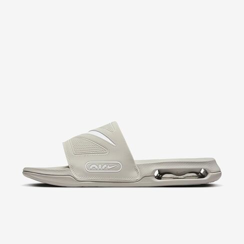 Nike Air Max Cirro Men's Slides (DC1460-011, LT IRON ORE/WHITE) Size 14 in Saudi Arabia