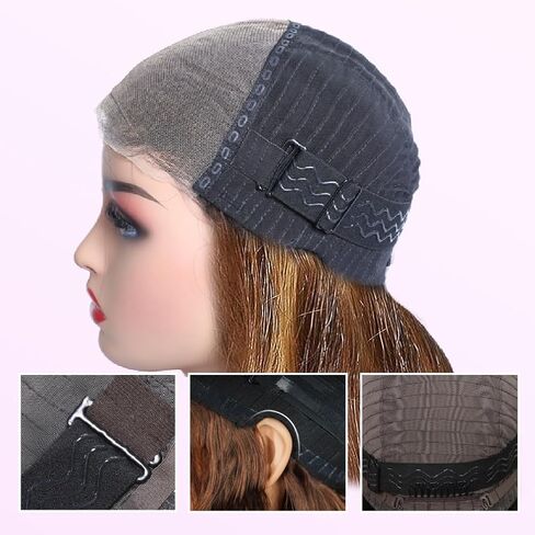 Ombre Lace Front Wig Human Hair 30 Inch Highlight Glueless Wigs Pre Plucked Pre Cut 7x5 Lace Blonde Highlight Wig Human Hair Glueless Wear And Go 200% Density 4/27 Ombre Wig For Women in Saudi Arabia