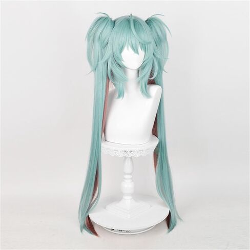 Anime Wig - Red Double Ponytails Synthetic Heat Resistant Wig for Cosplay & Role Play in Saudi Arabia