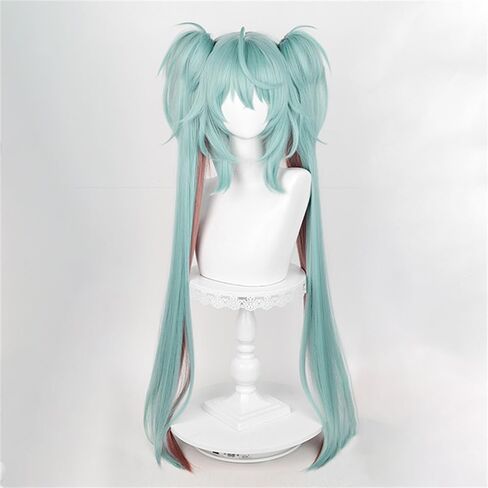 Anime Wig - Red Double Ponytails Synthetic Heat Resistant Wig for Cosplay & Role Play in Saudi Arabia